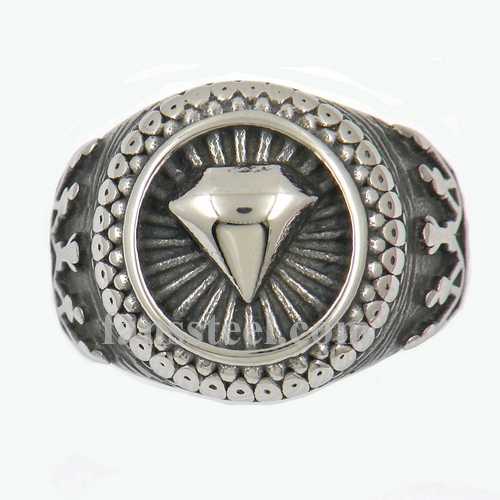 FSR13W67 shinning diamond on Crown ring - Click Image to Close